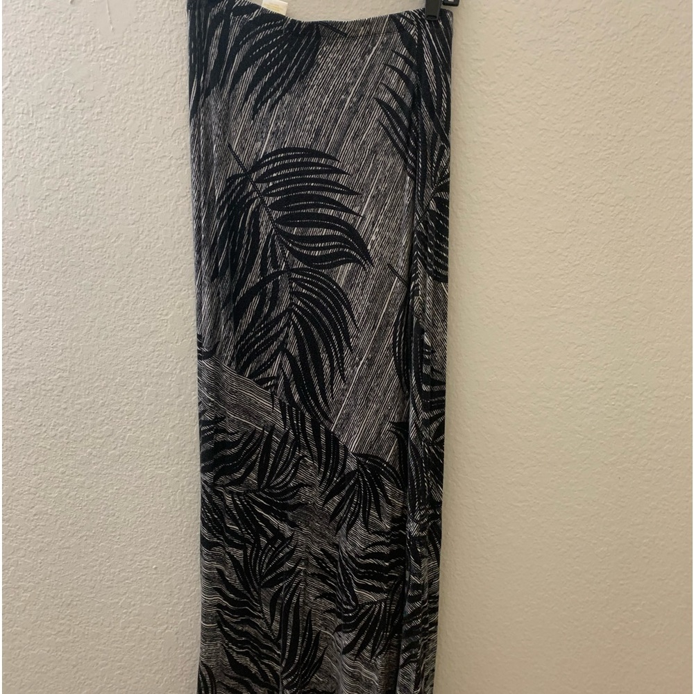 Maxi skirt, black and grey, small